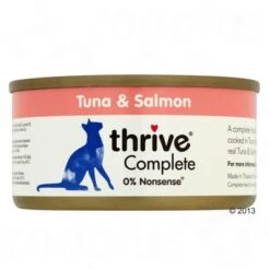 Thrive Complete Comida Húmeda Para Gatos 24 X 75 G 18 Thrive Complete Comida Húmeda Para Gatos 24 X 75 G -Mascota Suministros Ventas 251392 thrivetunasalmon 1