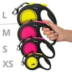 Correa Extensible Flexi New Neon Rosa Con Cinta De 5 M 17 Correa Extensible Flexi New Neon Rosa Con Cinta De 5 M -Mascota Suministros Ventas 252321 flexi new neon gurt leine pink medium 5m hs 07 9