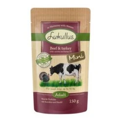 Lukullus Mini Sin Cereales 24 X 150 G - Pack Ahorro -Mascota Suministros Ventas 264997 pla luk mini beefturkey 6x150g 5 2
