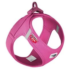 Arnés Curli Vest Clasp Air-Mesh Fucsia Para Perros