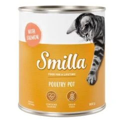 Smilla Tierna Ave 24 X 800 G - Pack Ahorro -Mascota Suministros Ventas 269014 pla smilla poultry pot salmon 800g 0