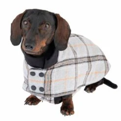Abrigo Flannel Check Para Perros 25 Abrigo Flannel Check Para Perros -Mascota Suministros Ventas 269061 35cm dackel fg 2605 0