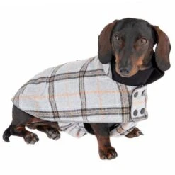 Abrigo Flannel Check Para Perros 19 Abrigo Flannel Check Para Perros -Mascota Suministros Ventas 269061 35cm dackel fg 2607 3