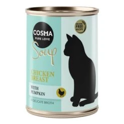 Cosma Soup Sopa Para Gatos 6 X 100 G -Mascota Suministros Ventas 275396 pla cosma soup chicken 100g 1000x1000 8 1