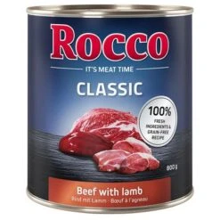 Rocco Classic 24 X 800 G -Mascota Suministros Ventas 28014 pla megapack rocco classic rindlamm 800g hs 01 5