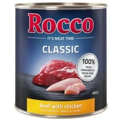Rocco Classic 24 X 800 G -Mascota Suministros Ventas 28015 pla megapack rocco classic rindhuhn 800g hs 01 7