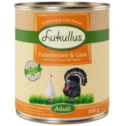 Lukullus Variado En Pack Ahorro: 24 X 800 G 4 Surtidos -Mascota Suministros Ventas 28050 pla lukullus putenherzen gans 6 x 800 g 9