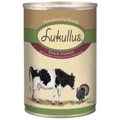 Pack Ahorro: Lukullus 24 X 400 G 22 Pack Ahorro: Lukullus 24 X 400 G -Mascota Suministros Ventas 28058 pla lukullus rind truthahn 6 x 400 g 9