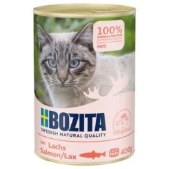 Bozita 6 X 400 G Latas Para Gatos -Mascota Suministros Ventas 288311 pla bozita salmon pate catcan 400g hs 01 6 1