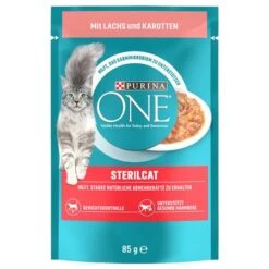 Pack Ahorro: Purina ONE 48 / 52 X 85 G -Mascota Suministros Ventas 288496 pla purinaone sterilised 85g hs 01 7