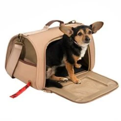 Bolso Con Bandolera TIAKI Premium Camello Para Mascotas -Mascota Suministros Ventas 295110 premium tragetasche camello fg 4564 1