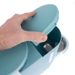 TIAKI Tolva Para Pienso Y Agua, Azul Claro Para Mascotas 32 TIAKI Tolva Para Pienso Y Agua, Azul Claro Para Mascotas -Mascota Suministros Ventas 302396 tiaki wasser und futterspender fg 6116 2