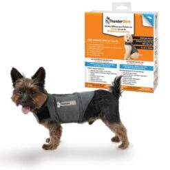 Chaleco Tranquilizante ThunderShirt® Gris Para Perros -Mascota Suministros Ventas 302696 pla cevadeutschland thundershirt beruhigungswestexs grau hs 15 5