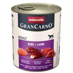 Animonda GranCarno Original Adult 12 X 800 G - Pack Ahorro -Mascota Suministros Ventas 31086 pla animonda grancarno rindulamm 800g 5 2