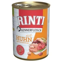Pack Ahorro: Rinti Kennerfleisch 12 X 400 G -Mascota Suministros Ventas 3133 pla bilder rinti kennerfleisch huhn 400g hs 01 1