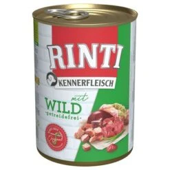 Pack Ahorro: Rinti Kennerfleisch 12 X 400 G -Mascota Suministros Ventas 3134 pla bilder rinti kennerfleisch wild 400g hs 01 9