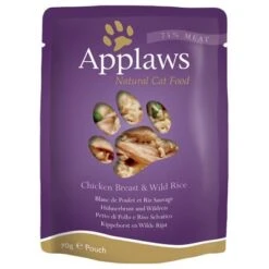Applaws Selection 12 X 70g -Mascota Suministros Ventas 31389 PLA Applaws Selection KF Pouch Huehnerbrust mit Wildreis 70g 3