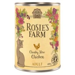 Rosie's Farm Adult 12 X 400 G Para Gatos - Pack Ahorro -Mascota Suministros Ventas 315096 pla rosie sfarm adult chicken 400g 4