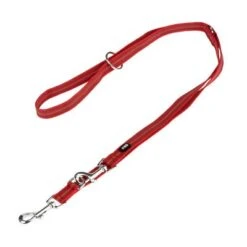 Correa Ajustable TIAKI Reflective Rubber Roja Para Perros