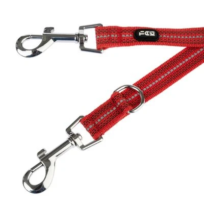 Correa Ajustable TIAKI Reflective Rubber Roja Para Perros 8 Correa Ajustable TIAKI Reflective Rubber Roja Para Perros - Imagen 8