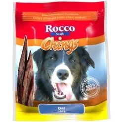 Megapack Rocco Chings Originals Láminas De Carne Para Perros 15 X 250 G 31 Megapack Rocco Chings Originals Láminas De Carne Para Perros 15 X 250 G -Mascota Suministros Ventas 32486 PLA Rocco Chings Rind semi Moist 120 g 3