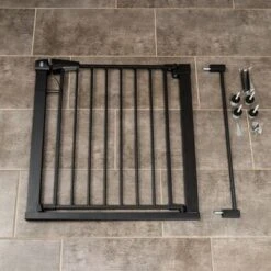Barrera Negra TIAKI Con 7 Cm De Extensión Para Perros -Mascota Suministros Ventas 334696 tiaki dog gate black fg 8217 1