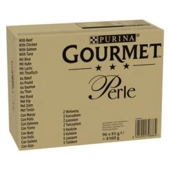 Gourmet Perle En Sobres 96 X 85 G 26 Gourmet Perle En Sobres 96 X 85 G -Mascota Suministros Ventas 345196 pla megapack gourmet perle rind 96x85g hs 01 2