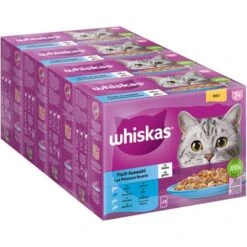 Whiskas Senior En Bolsitas 144 X 100 G - Megapack Ahorro -Mascota Suministros Ventas 355711 pla mars whiskas senior 7 fischauswahl gelee 1