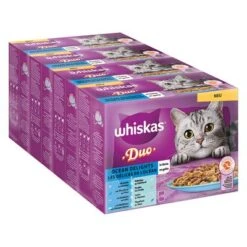 Whiskas Duo 48 X 85 G Pack Mixto En Bolsitas -Mascota Suministros Ventas 355996 pla mars multipack whiskas duo portionsbeutel oceandelights gelee 48x85g hs 01 4