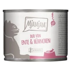 MjAMjAM Comida Húmeda Para Gatos 6 X 200 G - Pack Mixto -Mascota Suministros Ventas 363598 pla mjamjam duo zarte ente huehnchen an moehrchen 200g hs 01 1