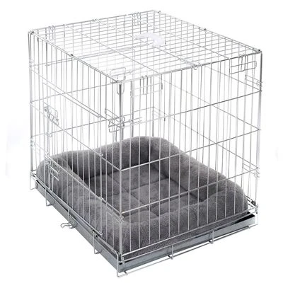 Set Jaula Double Door Con Cojín 2 Set Jaula Double Door Con Cojín - Imagen 2