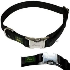 Collar Hunter Vario-Basic Alu-Strong Negro Para Perros 7 Collar Hunter Vario-Basic Alu-Strong Negro Para Perros -Mascota Suministros Ventas 36774 Hunter Halsband AluSt 1