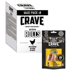 Crave Maxi High Protein Rolls Snacks Para Perros -Mascota Suministros Ventas 371397 mars crave maxi highprotein rolls hs 03 3