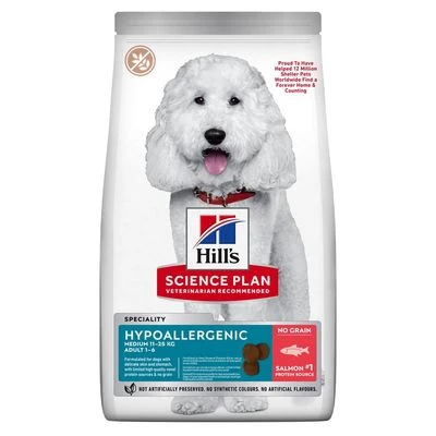 Hill's Science Plan Adult Hypoallergenic Medium Con Salmón - Imagen 2