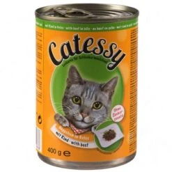 Catessy Bocaditos 24 X 400 G En Latas - Pack Ahorro -Mascota Suministros Ventas 373821 catessy gelee rind 9