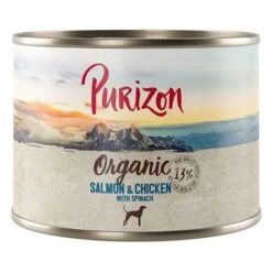 Purizon Organic 6 X 200 G Comida Ecológica Para Perros -Mascota Suministros Ventas 379506 pla purizon dog organic salmon chicken 200g hs 01 9