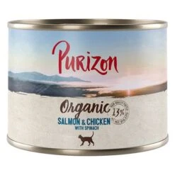 Purizon Organic 6 X 200 G Comida Ecológica Para Gatos -Mascota Suministros Ventas 379518 pla purizon cat organic salmon chicken 200g hs 01 4
