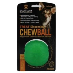 Starmark Pelota Portasnacks Para Perros -Mascota Suministros Ventas 388799 pla starmark treat dispensing chewball hs 01 9