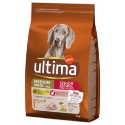 Ultima Medium-Maxi Senior Con Pollo Y Arroz 6 Ultima Medium-Maxi Senior Con Pollo Y Arroz -Mascota Suministros Ventas 391897 pla ultima medium maxi senior huhn 6kg hs 01 6