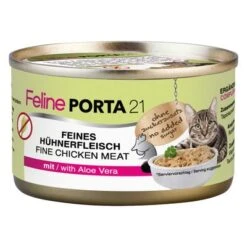 Feline Porta 21 Pack Ahorro 24 X 90 G 16 Feline Porta 21 Pack Ahorro 24 X 90 G -Mascota Suministros Ventas 4710 pla felineporta21 huhnaloe 90g 2 1