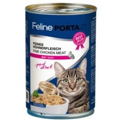 Pack Ahorro Feline Porta 21 Comida Para Gatos 12 X 400 G -Mascota Suministros Ventas 4735 pla felineporta21 huhnpur 400g 9
