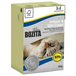 Bozita Feline Tetra Recart 12 X 190 G -Mascota Suministros Ventas 47524 PLA Bozita Feline Tetrapack Indoor Sterilised 190g 4