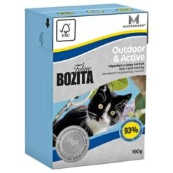 Bozita Feline Tetra Recart 12 X 190 G -Mascota Suministros Ventas 47525 PLA Bozita Feline Tetrapack Outdoor Active 190g 4