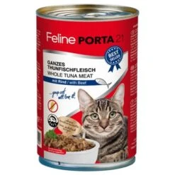 Feline Porta 21 Comida Para Gatos 6 X 400 G -Mascota Suministros Ventas 4765 pla felineporta21 tunarind 400g 9 1