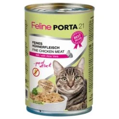 Feline Porta 21 Comida Para Gatos 6 X 400 G -Mascota Suministros Ventas 4785 pla felineporta21 huhnaloe 400g 8 1