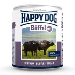 Happy Dog Pure Comida Húmeda Para Perros 6 X 800 G 19 Happy Dog Pure Comida Húmeda Para Perros 6 X 800 G -Mascota Suministros Ventas 51004 happydog800 bueffelpu 3