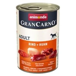 Animonda GranCarno Original Adult En Pack Mixto 11 Animonda GranCarno Original Adult En Pack Mixto -Mascota Suministros Ventas 51226 pla animonda grancarno adult rinduhuhn 400g 0
