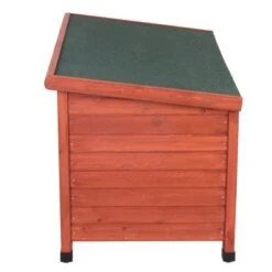 Caseta De Madera Woody Con Puerta Para Perros -Mascota Suministros Ventas 55518 woody flachdach fg 8294 0