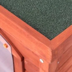 Caseta De Madera Woody Con Puerta Para Perros -Mascota Suministros Ventas 55518 woody flachdach fg 8296 3