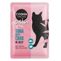 Cosma Asia 24 X 100 G En Bolsitas Para Gatos -Mascota Suministros Ventas 55566 pla cosma asia tunacrab 100g 6
